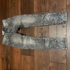 Current Elliot snake reptile print pants